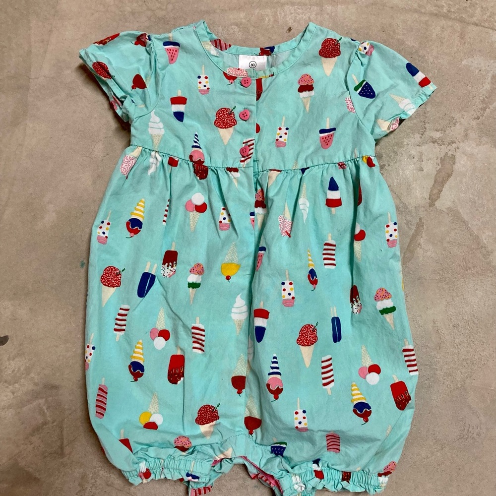 Hanna andersson ice cream romper